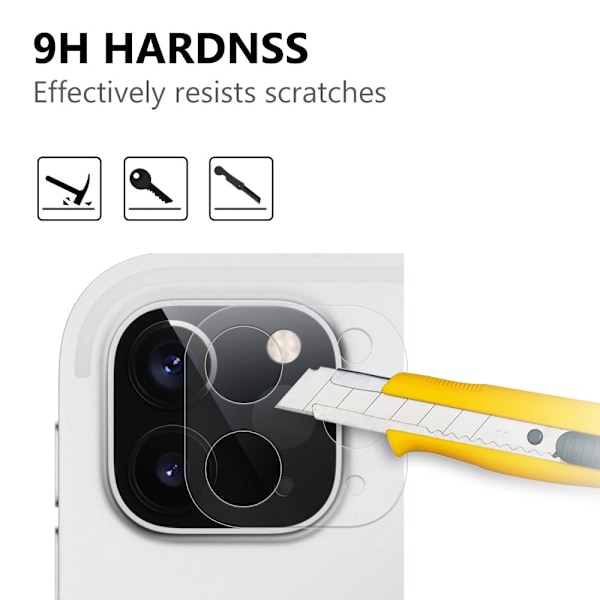 Linsskydd iPad Pro 12.9 4th Gen (2020) Härdat Glas