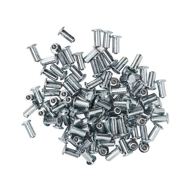 100 st däckdubbar, starka antisladddäckdubbar för ATV UTV gaffeltruck terrängfordon silver 14 mm
