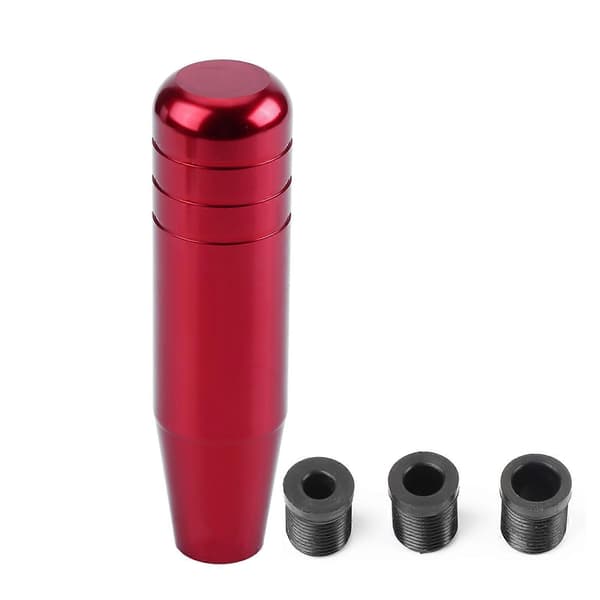 Universal girspak i aluminiumslegering for bil, manuell, 13 cm rød