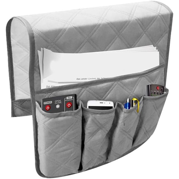 Armstödsbricka för Soffa Fåtölj Stol, Halkfri Design Hängande Förvaringsväska Utrymmesbesparare (90 x 34 cm)