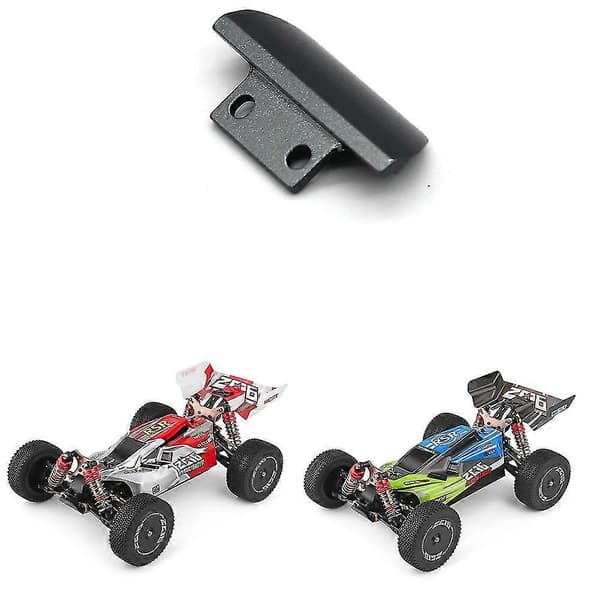 Metal Forreste Bumper til 144001 124017 124019 RC Bil Opgraderingsdele Tilbehør, titanium