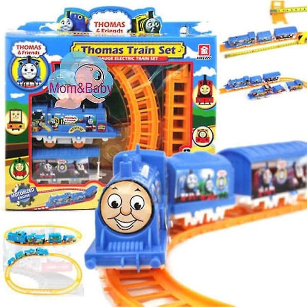 Elektriskt tåg Thomas och vänner spårmodell set Tomas tåg Tomas Train
