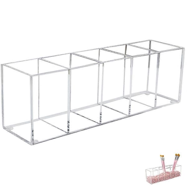 Multifunktionel blyantholder makeupbørsteholder kontorartikler opbevaringsskab