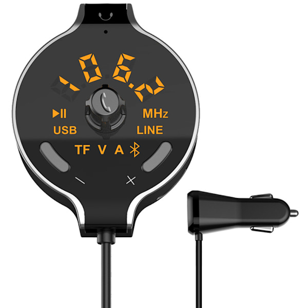 Bluetooth Bilkit, Multipoint-anslutning för säkra handsfree-samtal & förbättrad musikstreamingupplevelse, dubbel USB-laddare ingår