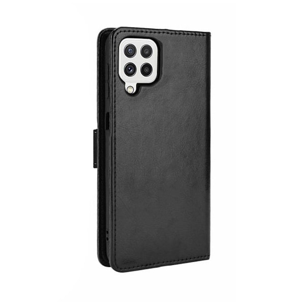 Samsung A22 Wallet Case - Magnetfunktion, Sort