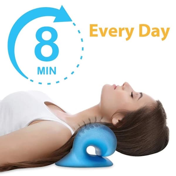 Nacksträckning, nackkudde nackstöd nackavslappnare ergonomisk