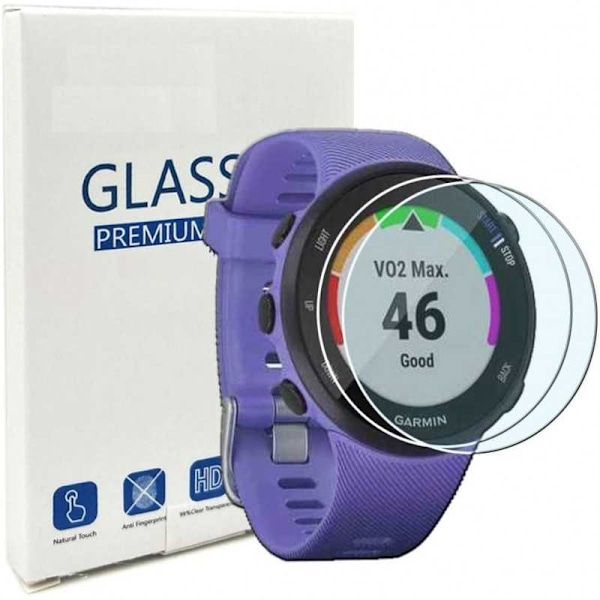 Garmin Forerunner 45 & 45s Härdat Glas 0.2mm 9H 2.5D Transparent