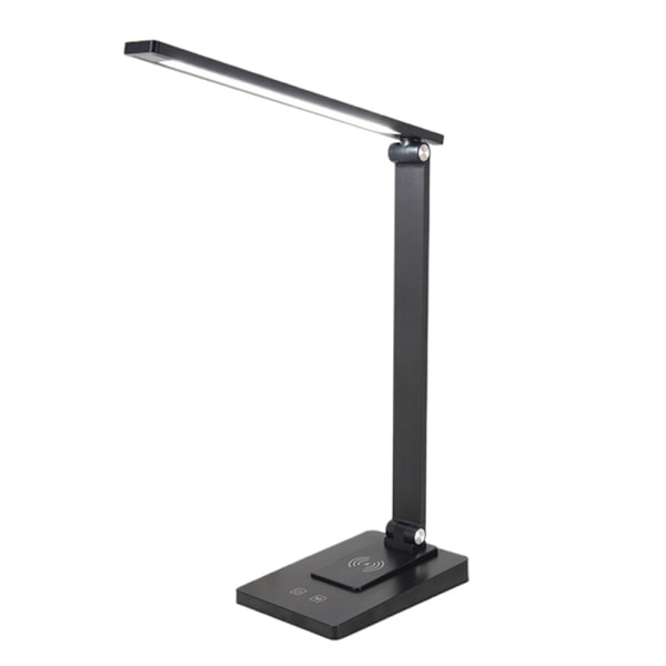 Sunturalux LED Skrivbordslampa, Naturligt Solljus Simulation Ögonvårdande Dimbar Teknik, 4 Färglägen, Dubbel Laddningsport för Läsning, Målning, Arbete, Studier