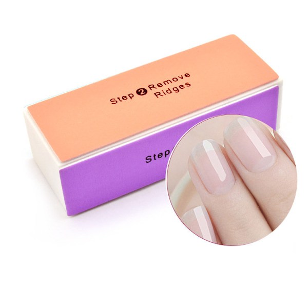 4in1 Bufferfil, nagelfil, till puts och filning multifärg