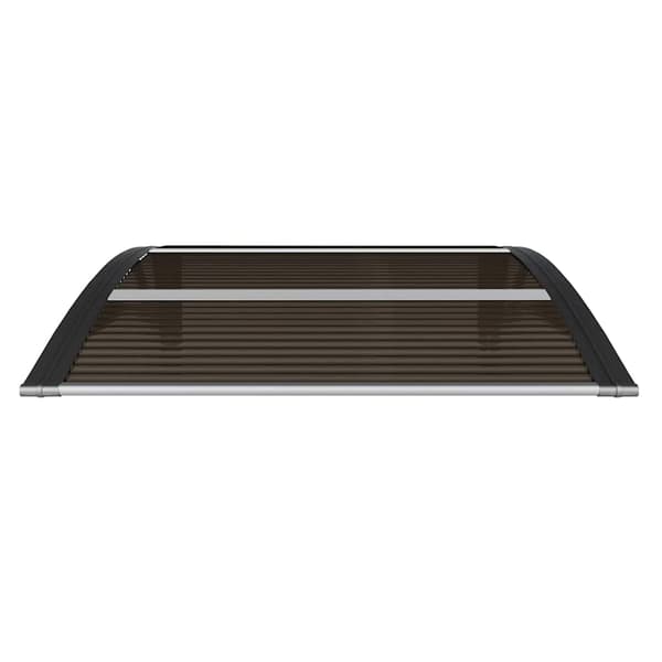 vidaXL Indgangsovertræk Sort 80x75 cm Polycarbonat Sort