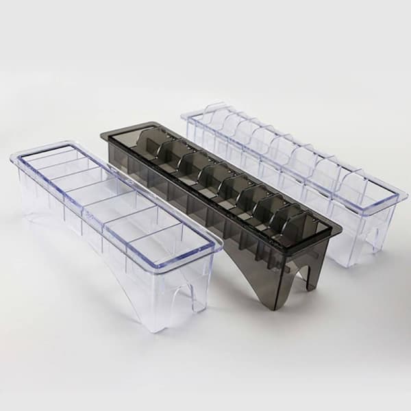 Base Box Universal Clipper Limit Kamguide Byte av frisör Black 10 cells Transparent 10 cells