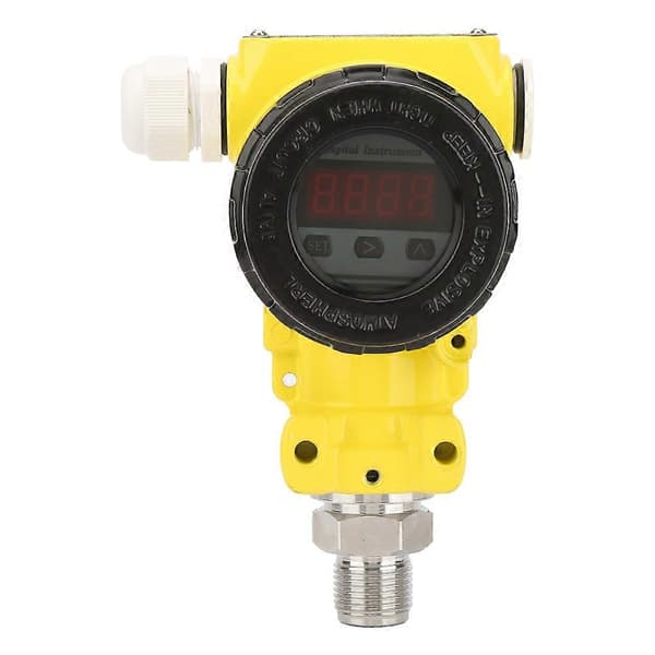 Høy presisjon 4-20mA LCD digital eksplosjonssikker trykksensor sender (0~0.6Mpa)