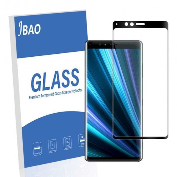2-PACK Xperia L3 Härdat Glas 0.26mm 2.5D 9H Fullframe (I4312) Transparent