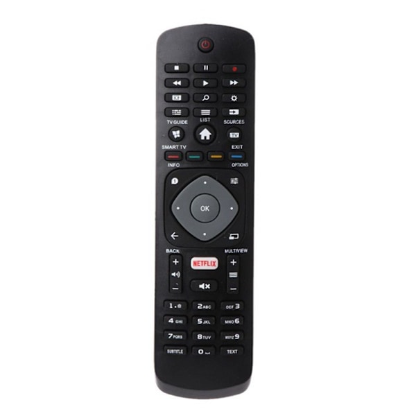 Infraröd Ersättningsfjärrkontroll, Designad för Philips LCD LED HD Smart TV, Snabb Installation Utan Programmering, Tydlig Märkning För