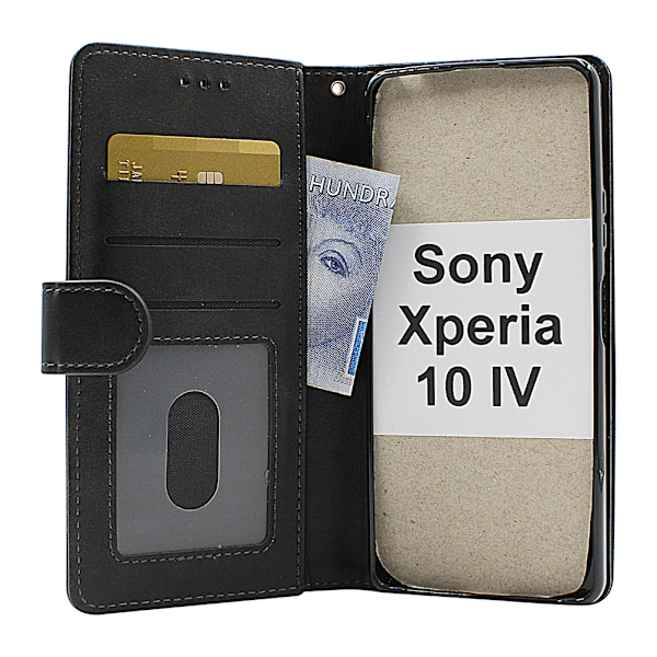 Zipper Standcase Wallet Sony Xperia 10 IV 5G (XQ-CC54) Grön