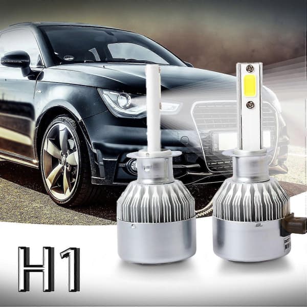 Uusi 2 kpl C6 Led-autosarja Cob H1 36w 7600lm polttimot
