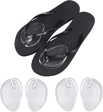 2 par silikongel halkskydd för sandaler, halksäker I