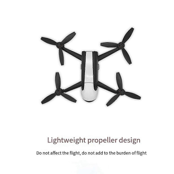 Til Parrot Bebop 2 Drone Propelblade Dronetilbehør Sort+Rød (LGL)