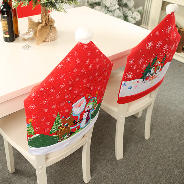 2 st Tomte Stolskydd Heminredning Dekor Matbord Dekor Hem