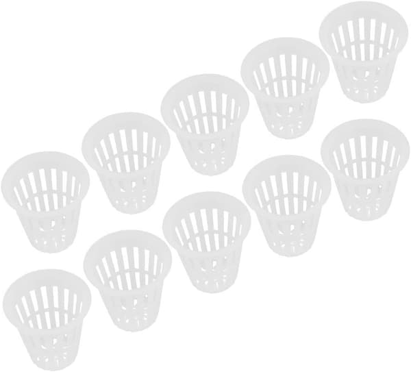 10 st/Set Hydroponiska Korgar Växtkoppar Plastkrukor Återanvändbara Du