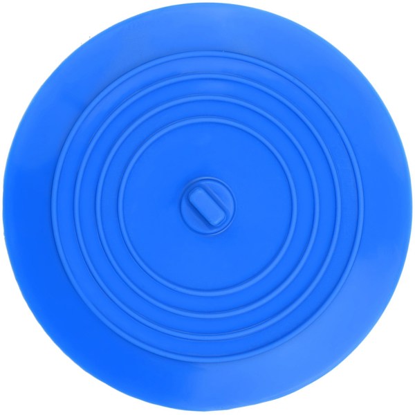 Silikontvättstöpsel för kök, badrum och tvättstugor 6 tum (blå)