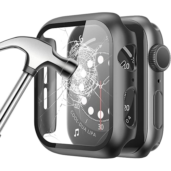 2 st Kompatibelt Apple Watch Skärmskydd 41mm Series 9, 8, 7