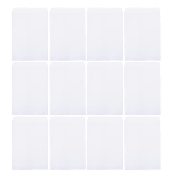 100 stk. konvolutter, blanke papirkonvolutter, regningskonvolutter, kvitteringskonvolutter, kontantkonvolutter