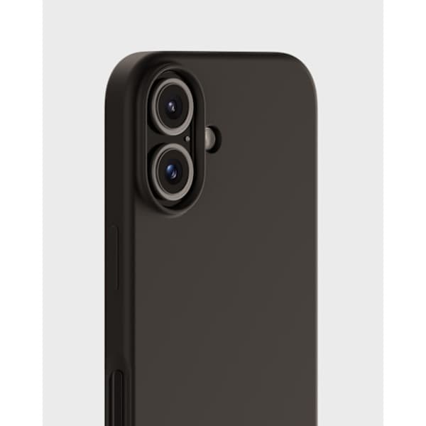 held iPhone 16 Mobildeksel Silikon Svart