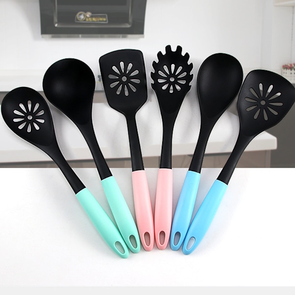 Nylonspisebestick non-stick stekspade sked tät mer
