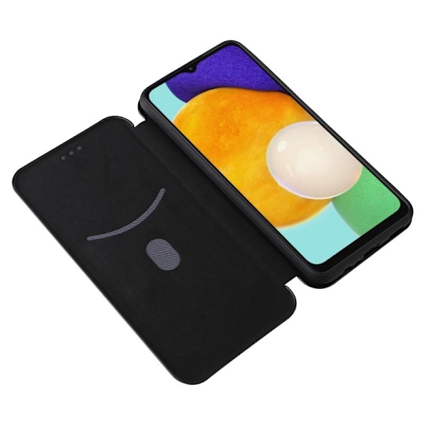 Samsung A13 5G Flipfodral Kortfack CarbonDreams® Svart