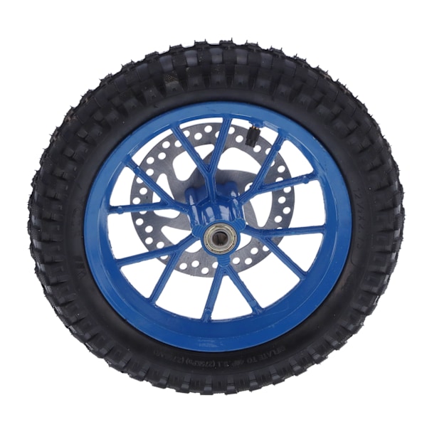 Framhjulsdäck för 47cc 49cc 2-takts Mini Dirt Bike, Hög Styvhet Överlägsen Metall Rostskydd Hållbar Anti-Sladd Design, Kraftfullt Markgrepp Inget Halk