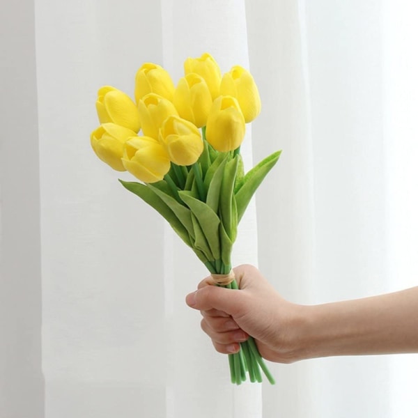Konstgjorda blommor Fake Flower Tulip Real Touch för bröllop