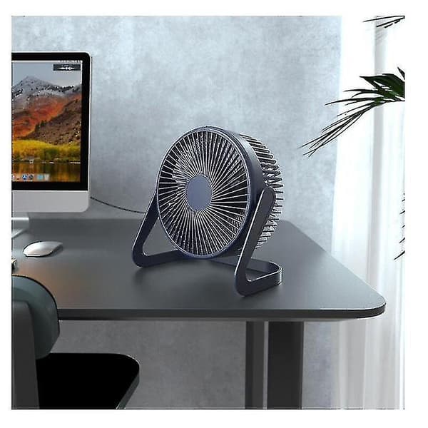 Liten USB-vifte Skrivebord 5 tommer Plugg Inn Mini Stille Kontor Studenthybel Skrivebord Liten Vifte|vifter
