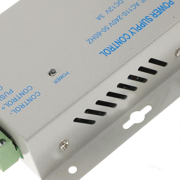AC 110-240V til DC 12V 3A strømforsyning til dørkontrolsystem, verdensomspændende spænding