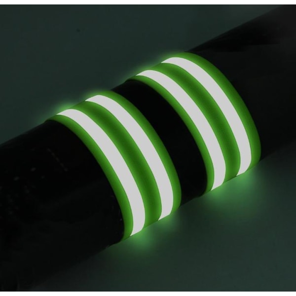 Reflexband - Kardborreband med Reflex - Universell Gul