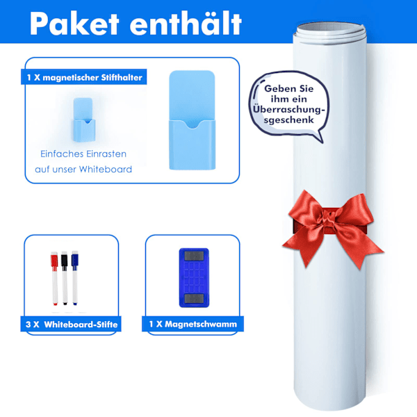 Självhäftande Whiteboard-sticker för Multifunktionell Användning, Hållbar & Vattentät Magnetisk Whiteboard med Självhäftande Baksida för Hemmakontor Klassrum