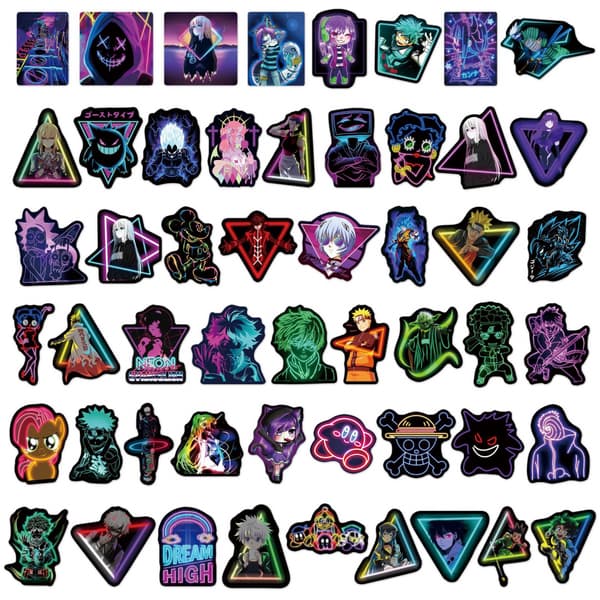 Tarra graffiti DIY-tarra (1 kpl) neonvalot
