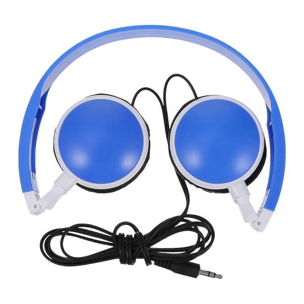1 stk. børnehovedtelefon stereo foldbar musikheadset børne-kablet øretelefon