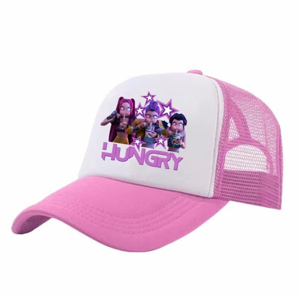 Tegneserie-trykt nettingbaseballcaps, stil 8