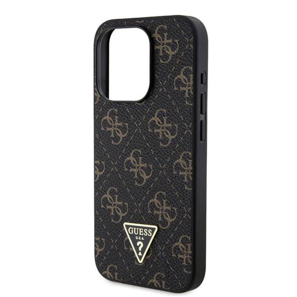 Etui til iPhone 16 Pro Max, Hardcase, Metallogo, Svart