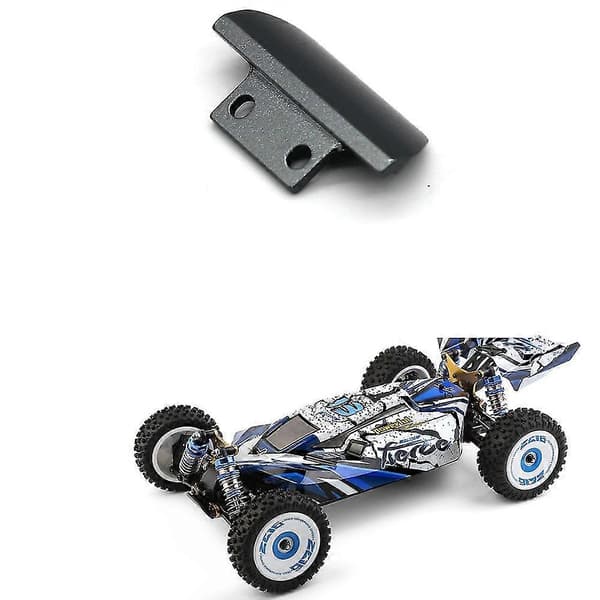 Metal Forreste Bumper til 144001 124017 124019 RC Bil Opgraderingsdele Tilbehør, titanium