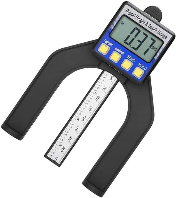 0-80 mm digital præcisionslineal med magnetiske fødder