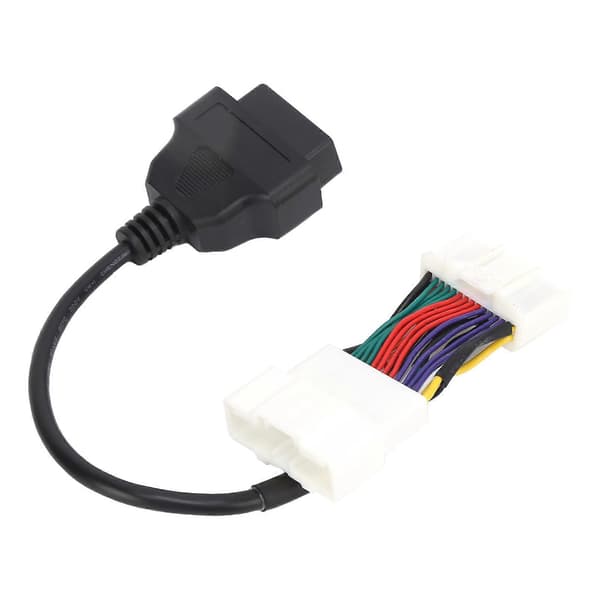 OBD2 Kabelkonverteringsstikadapter Bærbart ABS Bildiagnoseværktøj Erstatning for Tesla 12-24V