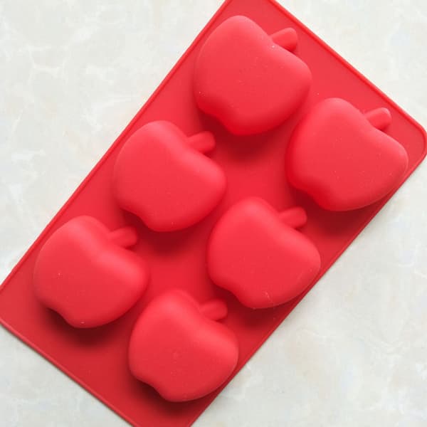 Eplekakeform Silikonform For Godteri Sjokolade Kjeks Baking