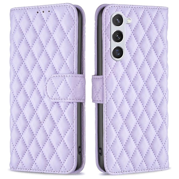 Samsung Galaxy S23 Fodral Diamond Textur Lila