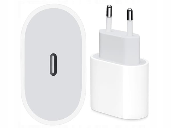 220V PD-laddare för iPhone 12/13/14/15 - 20W - USB-C Vit