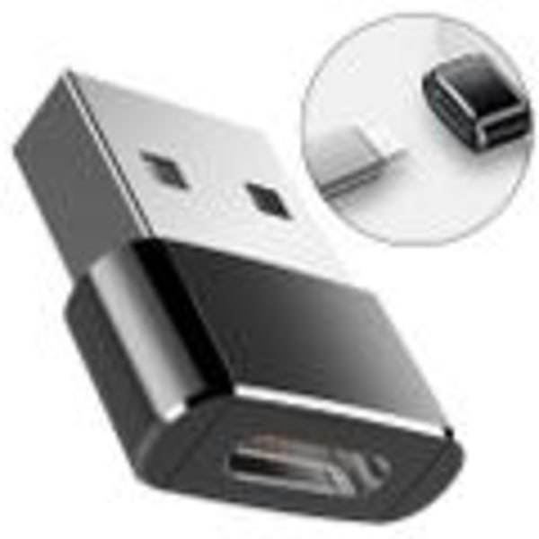 USB-adapter - USB typ A (hane) till USB-C (hona) - USB 3.1