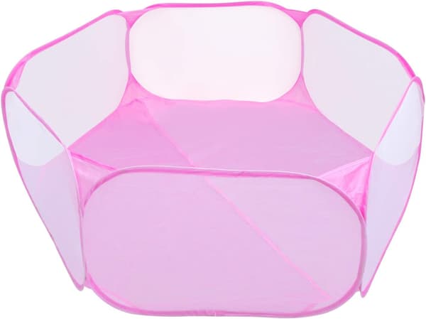 (Rosa)，Litet djurburstält, Andningsbart husdjurstält, Vikbar lek