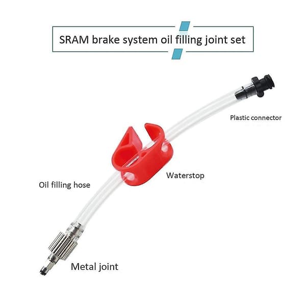 Oljeskivebremseutluftingssett Verktøy Oljepåfyllingskobling for SRAM S4 EDGE Sram Bremseutluftingssett
