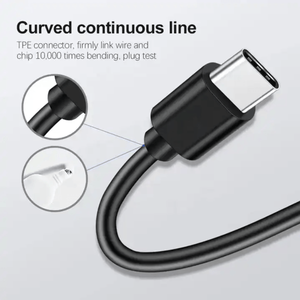 Hurtiglader til Samsung NOTE 9/10/10+ (Lade & Synkroniser) svart